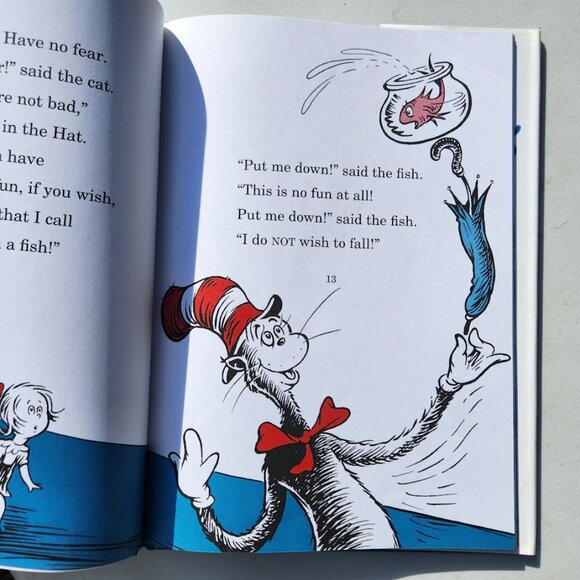 New The Cat in Hat By Dr. Seuss Book Hardcover Large Collector's Edition Makes - Picture 2 of 8